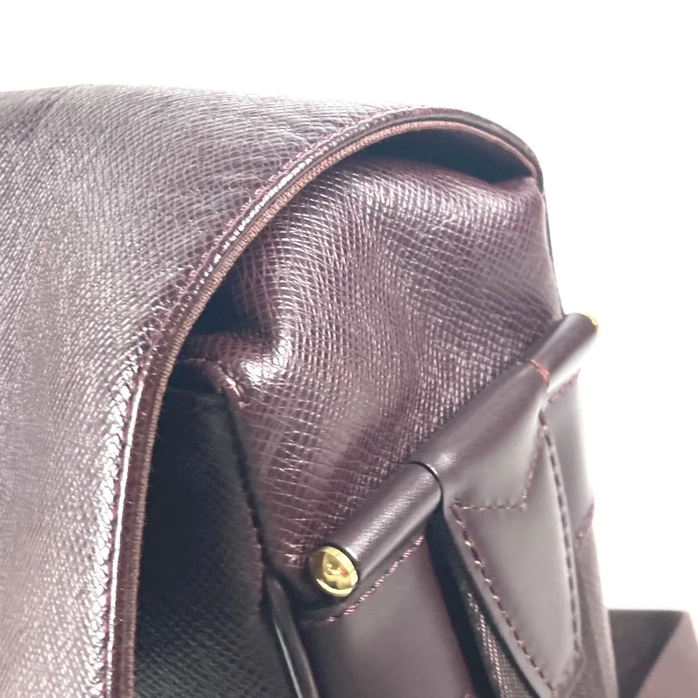 LOUIS VUITTON Shoulder Bag M30826 Taiga Leather purple Taiga Yaranga