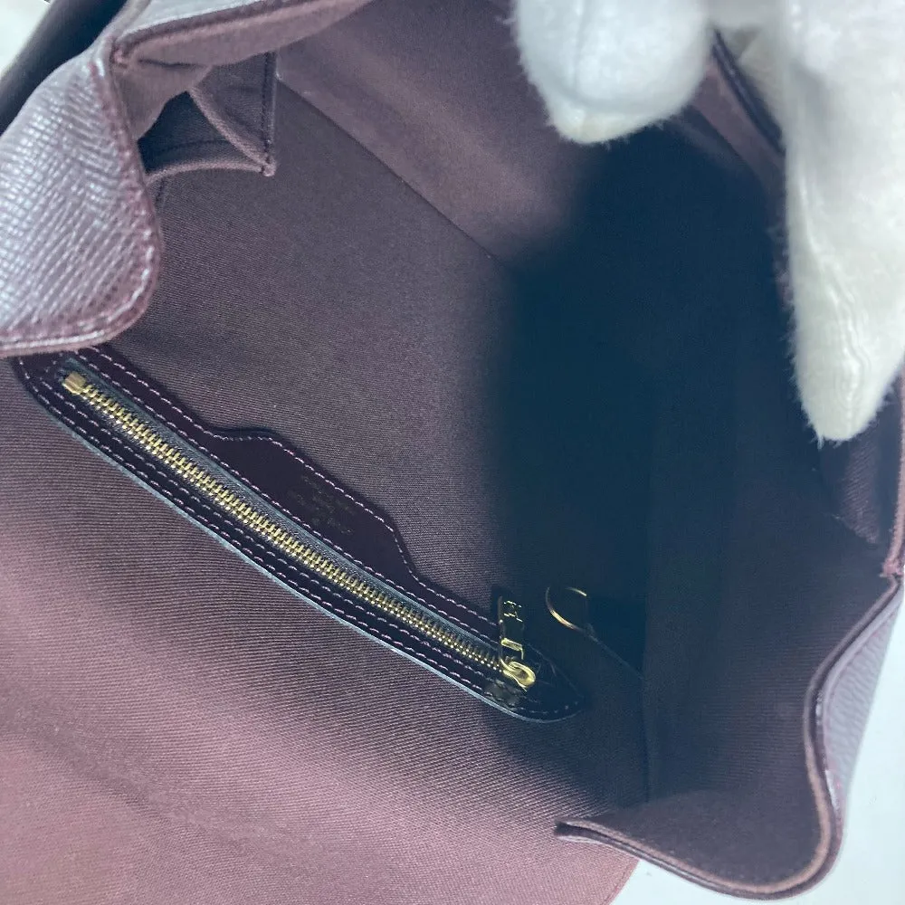 LOUIS VUITTON Shoulder Bag M30826 Taiga Leather purple Taiga Yaranga