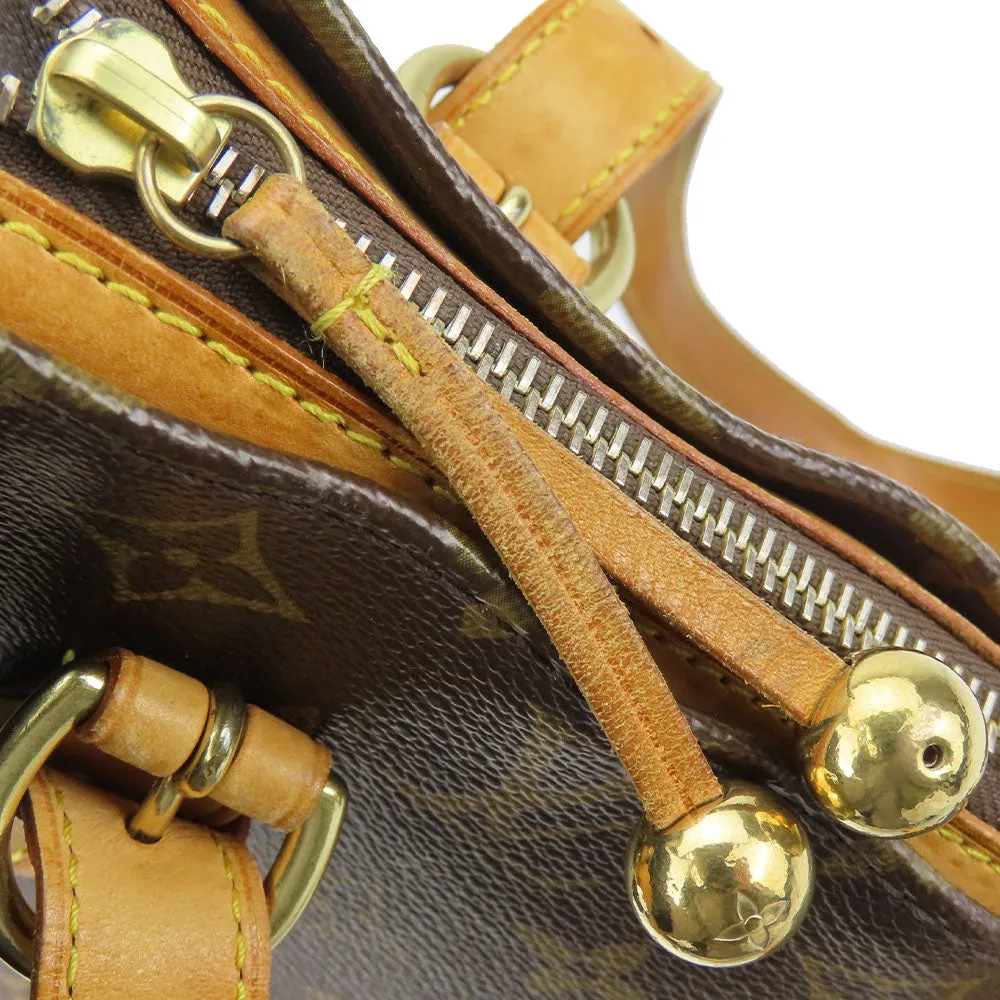 LOUIS VUITTON Shoulder Bag M40007 Monogram Brown Popincourt Haut Women Used