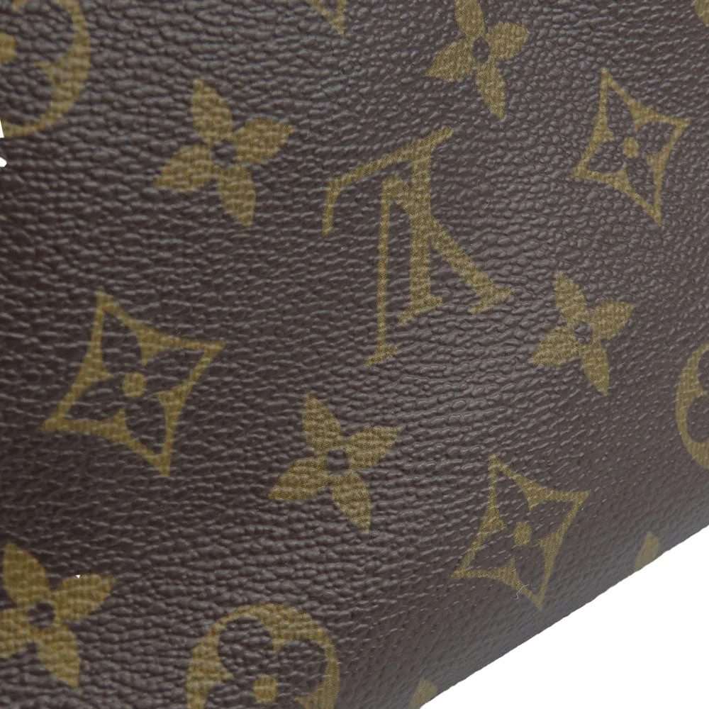LOUIS VUITTON Shoulder Bag M40007 Monogram Brown Popincourt Haut Women Used