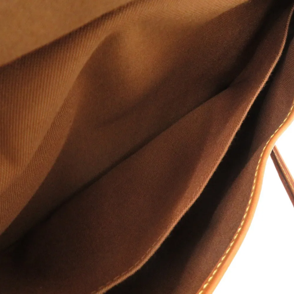 LOUIS VUITTON Shoulder Bag M42256 Monogram canvas Brown Monogram Saumur 30 Women Used