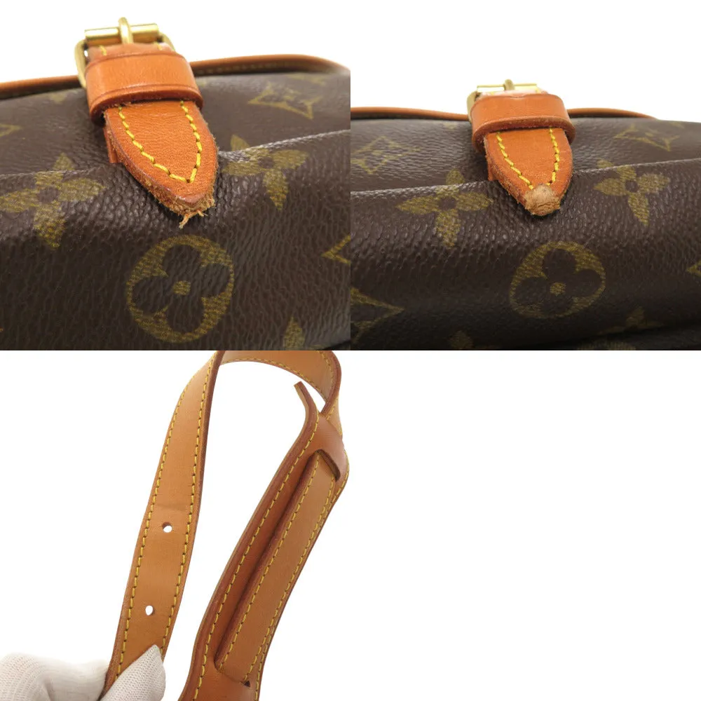 LOUIS VUITTON Shoulder Bag M42256 Monogram canvas Brown Monogram Saumur 30 Women Used