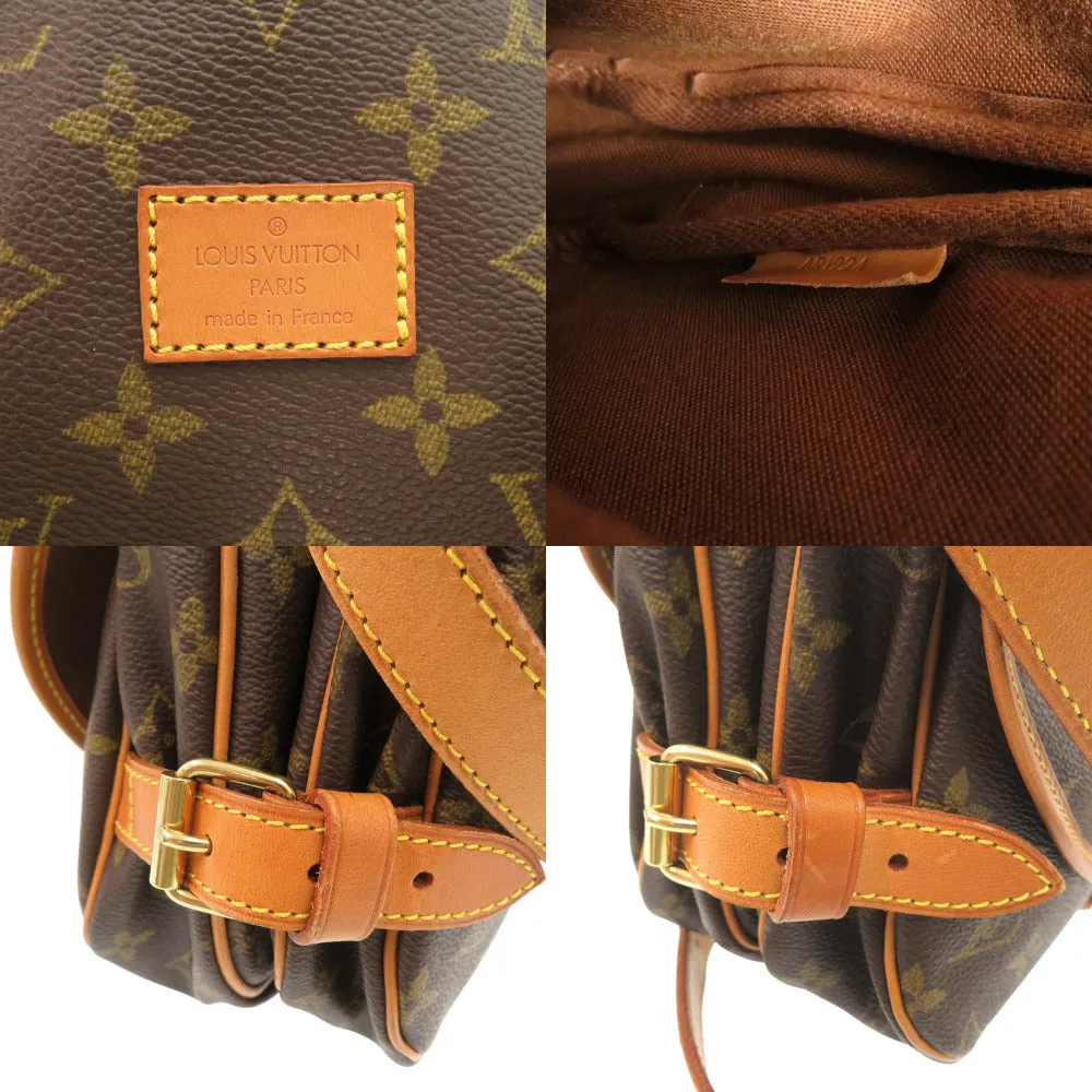 LOUIS VUITTON Shoulder Bag M42256 Monogram canvas Brown Monogram Saumur 30 Women Used