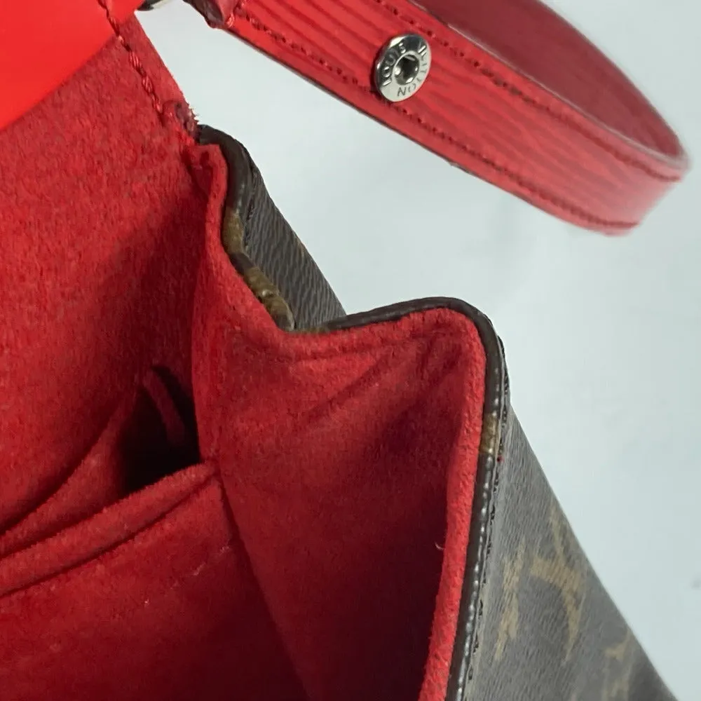LOUIS VUITTON Shoulder Bag M44031 Epi Leather, Monogram Canvas Red epi monogram Saint-Michel