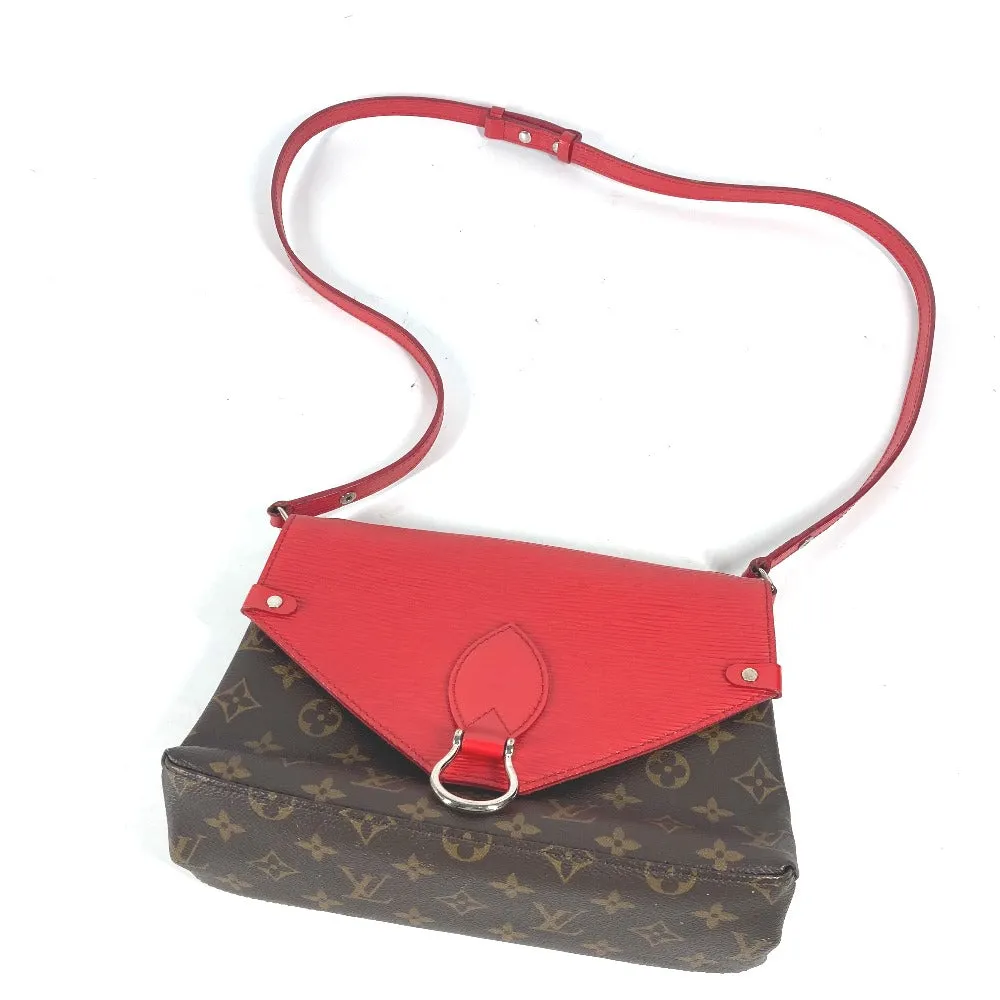 LOUIS VUITTON Shoulder Bag M44031 Epi Leather, Monogram Canvas Red epi monogram Saint-Michel