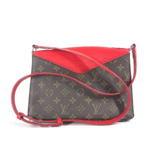 LOUIS VUITTON Shoulder Bag M44031 Epi Leather, Monogram Canvas Red epi monogram Saint-Michel