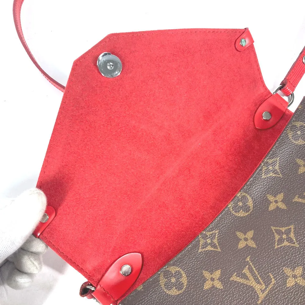 LOUIS VUITTON Shoulder Bag M44031 Epi Leather, Monogram Canvas Red epi monogram Saint-Michel