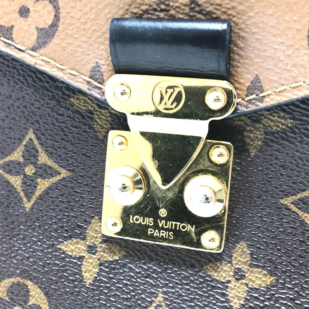 LOUIS VUITTON Shoulder Bag M44876 Monogram reverse canvas Brown Monogram reverse Pochette Metis MM Women Used