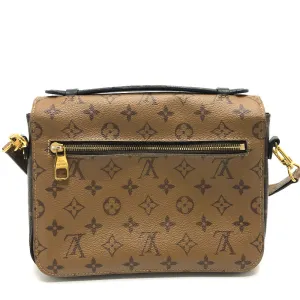 LOUIS VUITTON Shoulder Bag M44876 Monogram reverse canvas Brown Monogram reverse Pochette Metis MM Women Used