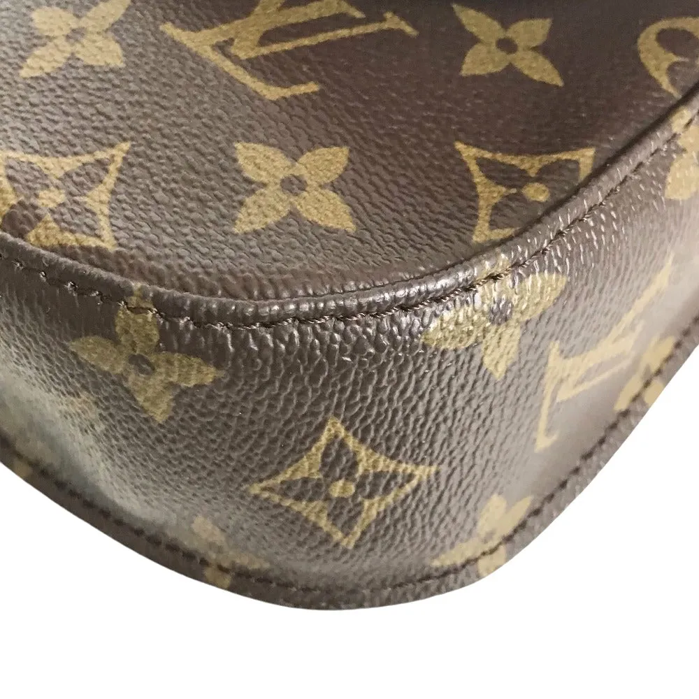 LOUIS VUITTON Shoulder Bag M51244 Monogram canvas Brown Cross body Mini Saint-Cloud