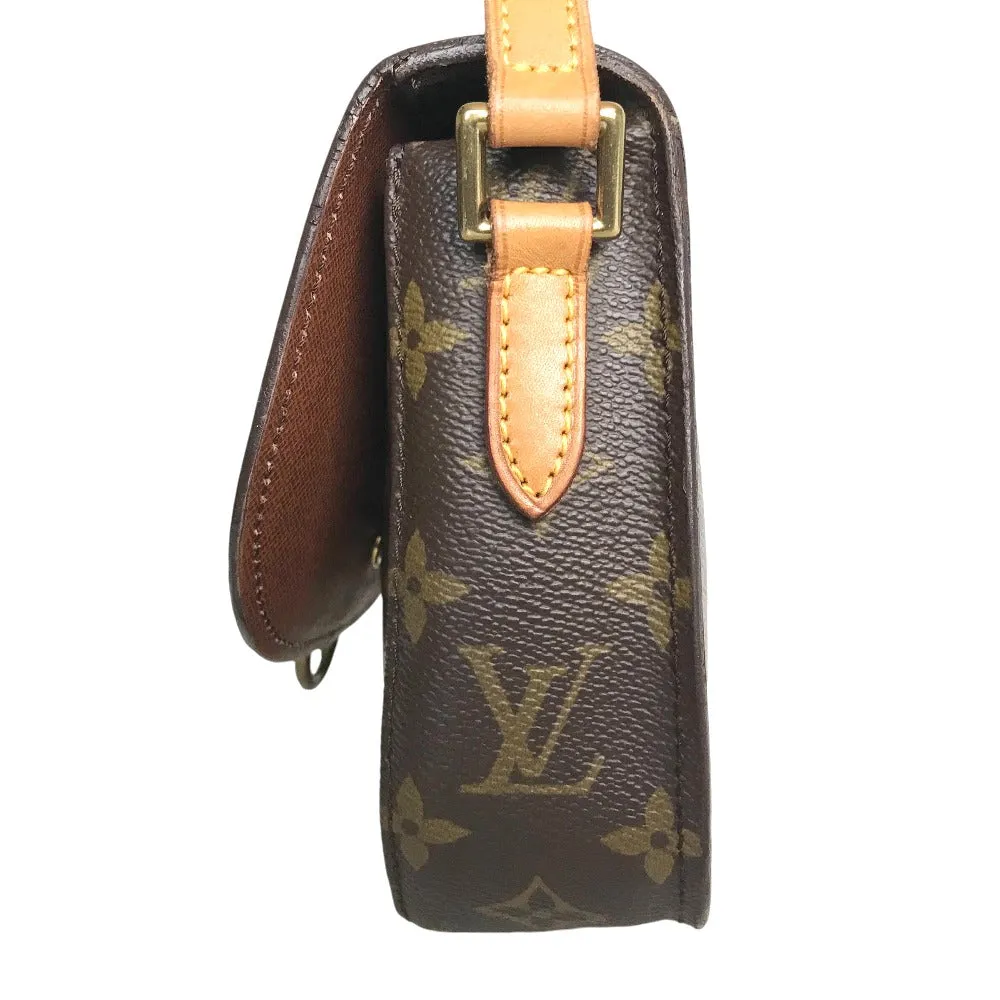 LOUIS VUITTON Shoulder Bag M51244 Monogram canvas Brown Cross body Mini Saint-Cloud