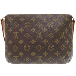 LOUIS VUITTON Shoulder Bag M51257 Monogram canvas Brown Monogram Musette Tango Short Strap