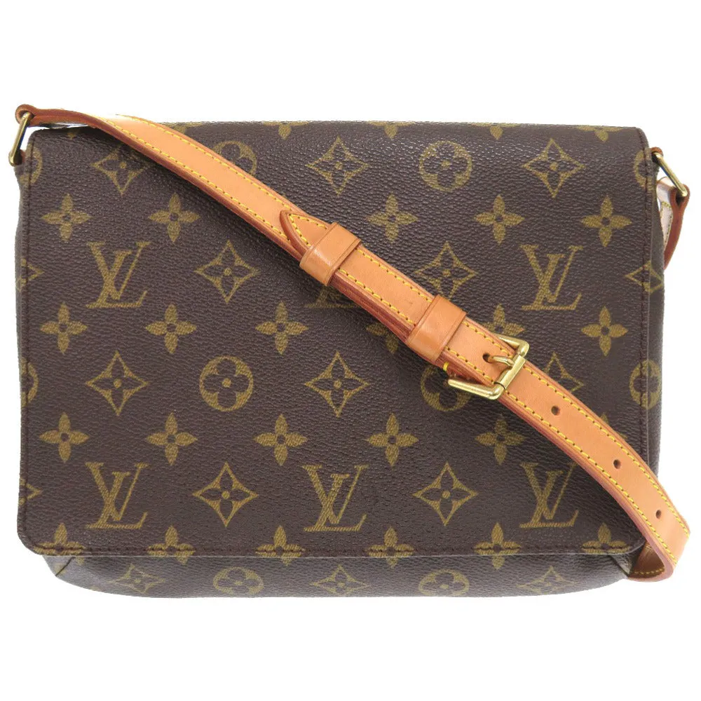 LOUIS VUITTON Shoulder Bag M51257 Monogram canvas Brown Monogram Musette Tango Short Strap