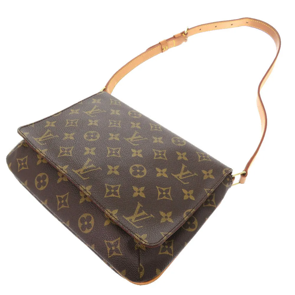 LOUIS VUITTON Shoulder Bag M51257 Monogram canvas Brown Monogram Musette Tango Short Strap