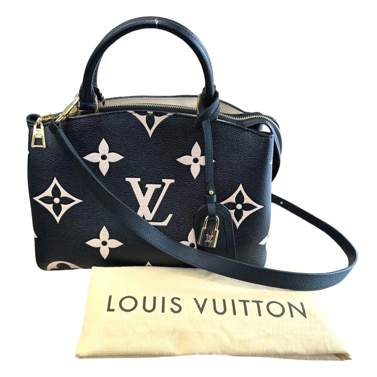 LOUIS VUITTON Shoulder Bag M58913 Monogram Ann Platt black 2WAY bag Ann Platt Petit Palais PM Women Used