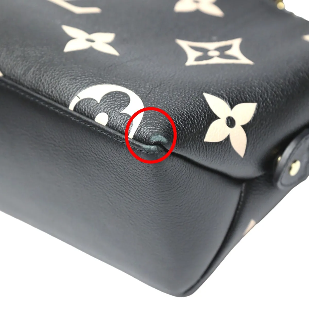 LOUIS VUITTON Shoulder Bag M58913 Monogram Ann Platt black 2WAY bag Ann Platt Petit Palais PM Women Used