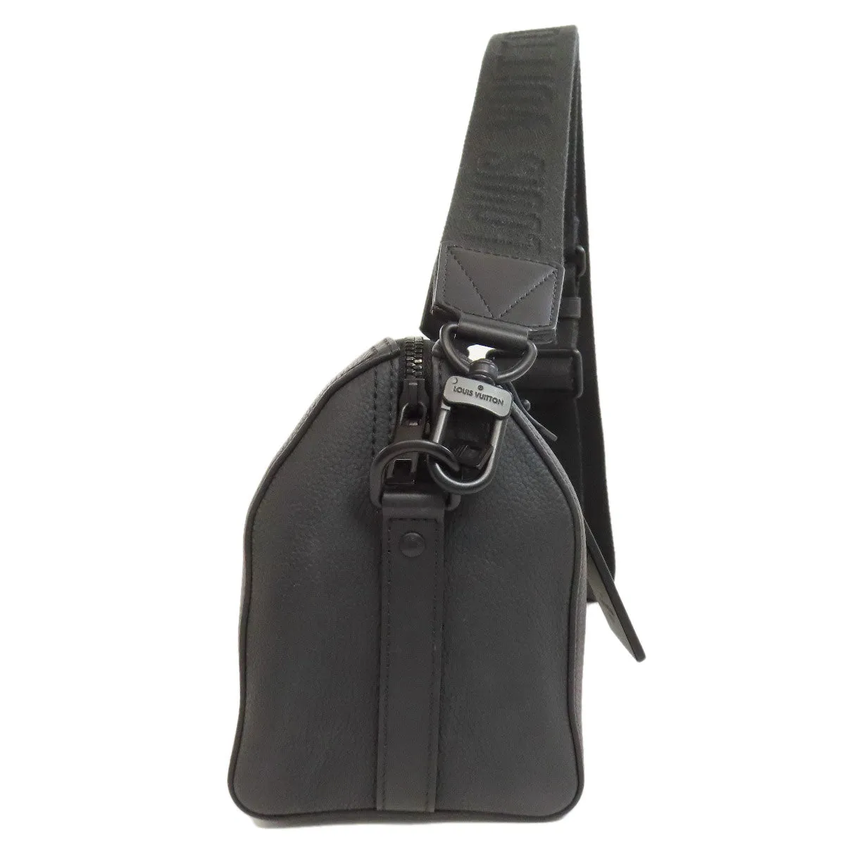 LOUIS VUITTON Shoulder Bag M59255 Calfskin black City Keepall