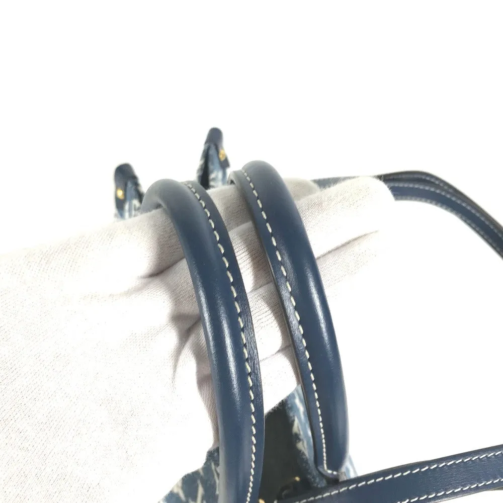 LOUIS VUITTON Shoulder Bag M59608 Monogram denim canvas, leather blue Monogram Denim Jacquard On the Go MM