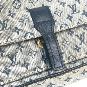 LOUIS VUITTON Shoulder Bag M92004 Monogram mini canvas Navy Monogram mini Juliet MM Women Used