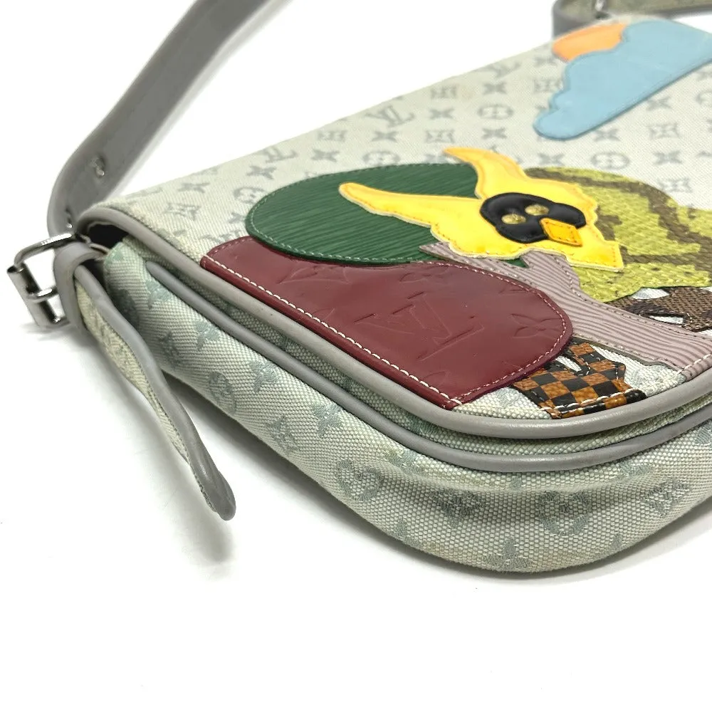 LOUIS VUITTON Shoulder Bag M92279 Monogram mini canvas gray Monogram mini Conte Def Musette Women Used