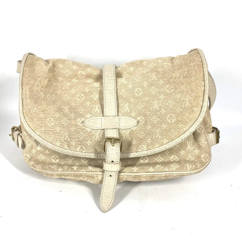 LOUIS VUITTON Shoulder Bag M95314 Monogram Mini-LinCanvas beige Monogram mini run Saumur 30