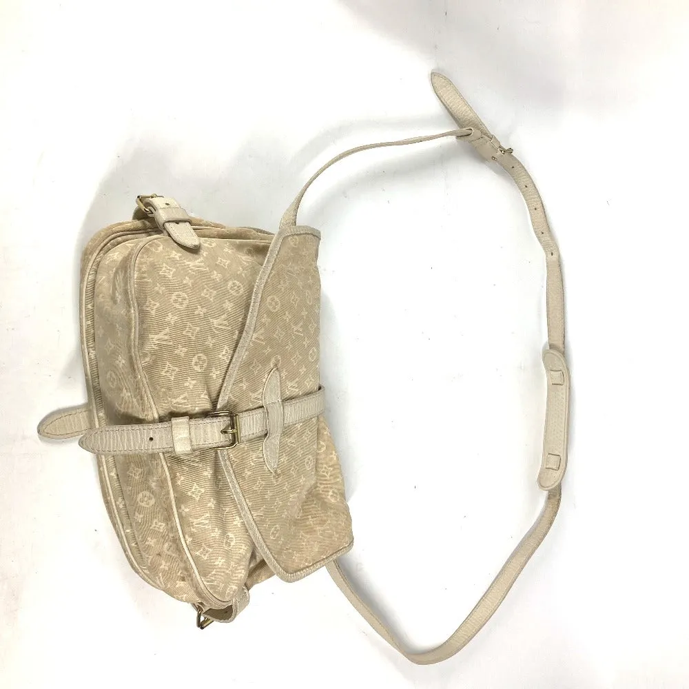 LOUIS VUITTON Shoulder Bag M95314 Monogram Mini-LinCanvas beige Monogram mini run Saumur 30
