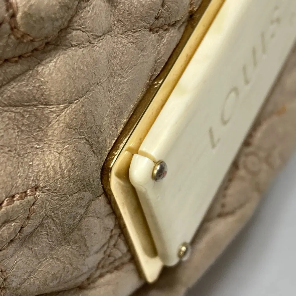 LOUIS VUITTON Shoulder Bag M95423 leather beige Monogram Olympe Nimbs GM