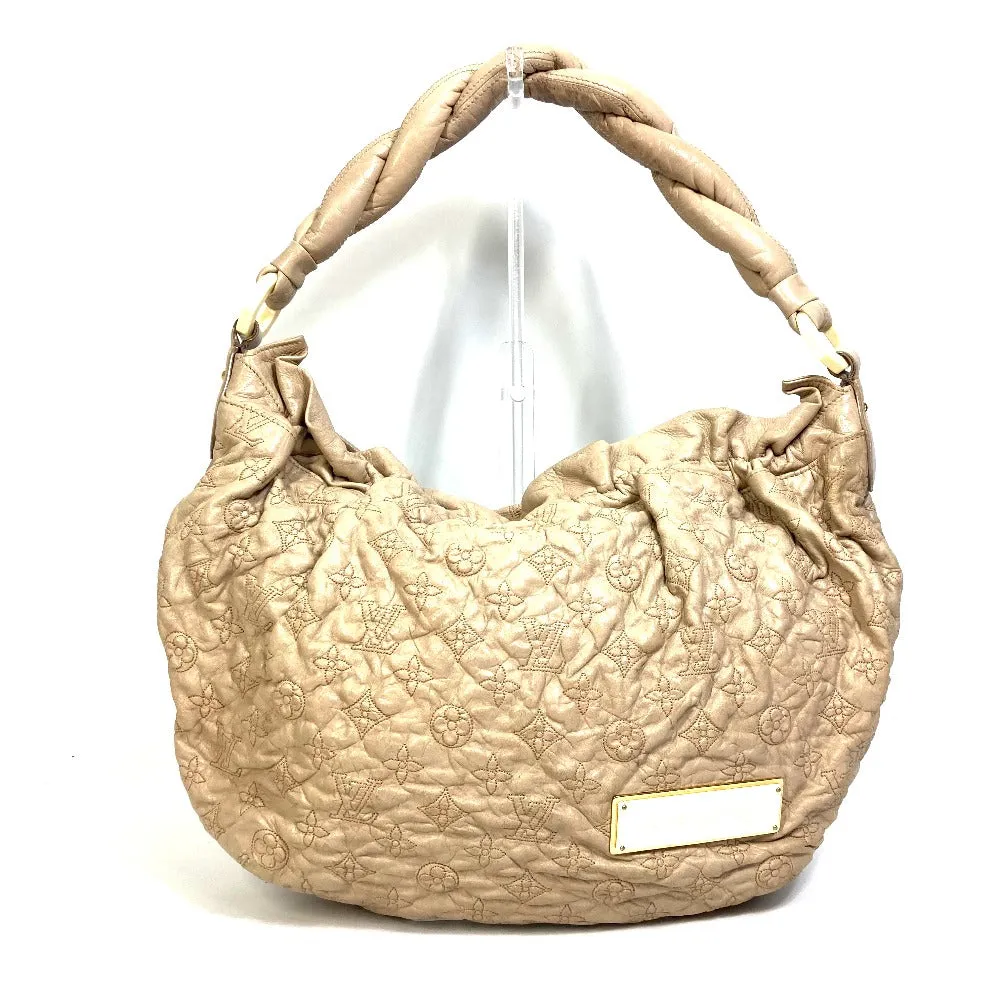 LOUIS VUITTON Shoulder Bag M95423 leather beige Monogram Olympe Nimbs GM