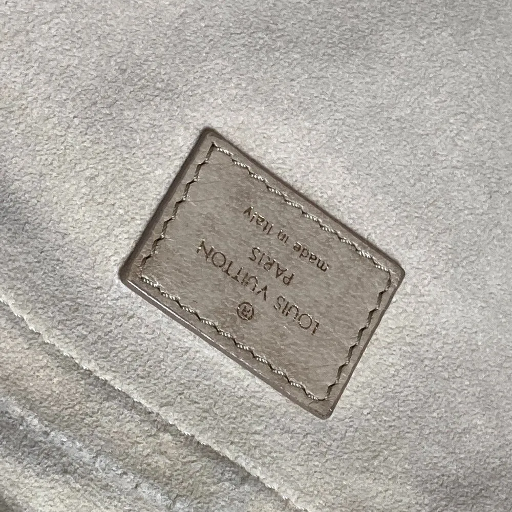 LOUIS VUITTON Shoulder Bag M95423 leather beige Monogram Olympe Nimbs GM