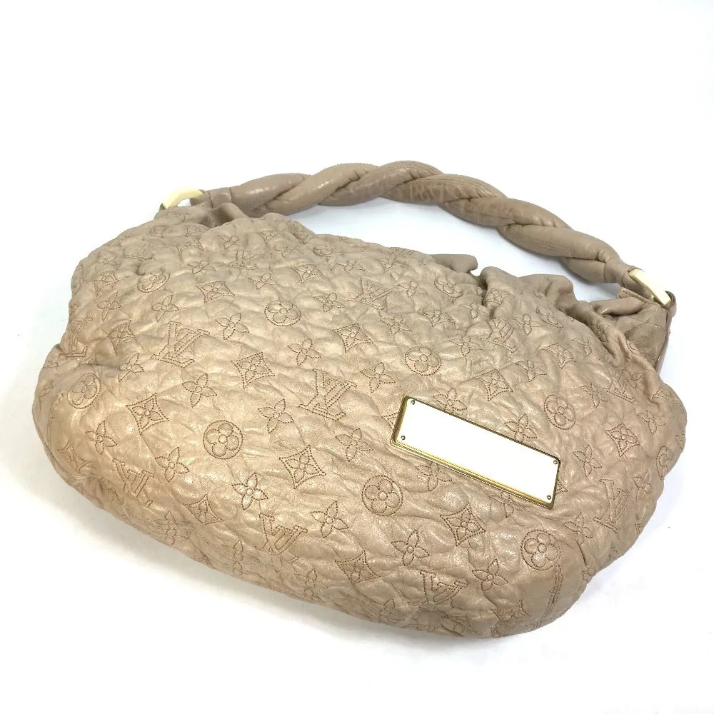 LOUIS VUITTON Shoulder Bag M95423 leather beige Monogram Olympe Nimbs GM