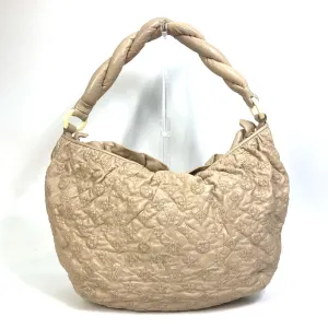 LOUIS VUITTON Shoulder Bag M95423 leather beige Monogram Olympe Nimbs GM