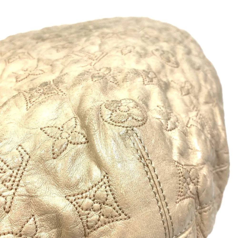 LOUIS VUITTON Shoulder Bag M95423 leather beige Monogram Olympe Nimbs GM