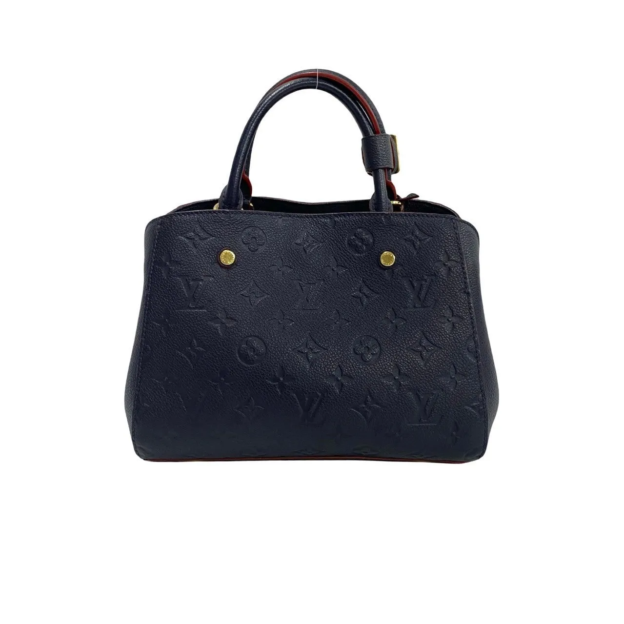 LOUIS VUITTON Shoulder Bag Monogram Ann Platt Navy Monogram Unplant Montaigne BB Women Used