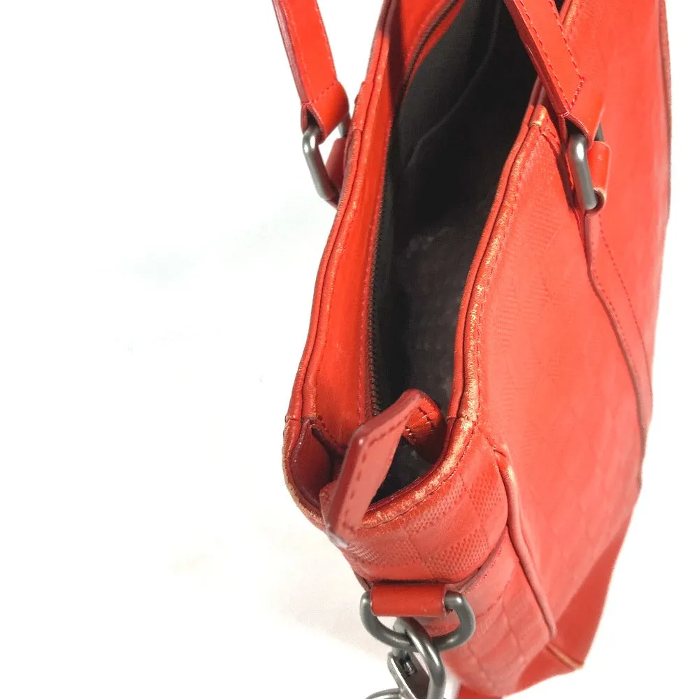 LOUIS VUITTON Shoulder Bag N41268 Damier Anfini Leather Orange type Damier Anfini Tadao PM