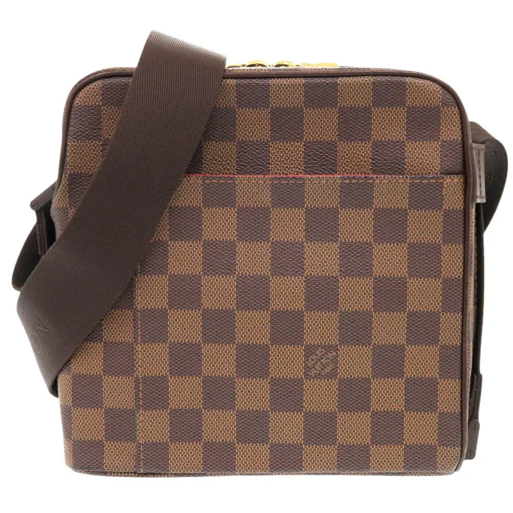 LOUIS VUITTON Shoulder Bag N41442 Damier canvas Brown Damier Olaf PM unisex(Unisex) Used