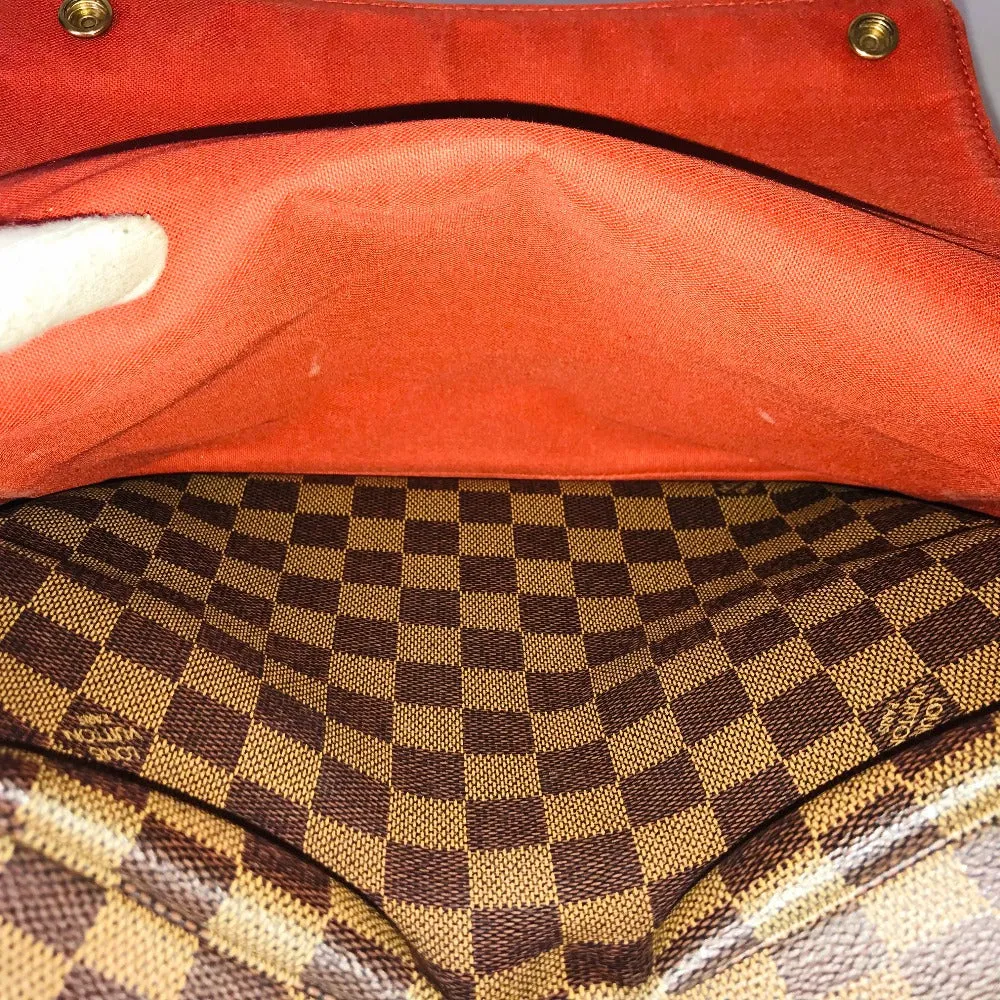 LOUIS VUITTON Shoulder Bag N45255 Damier canvas Brown Cross body Naviglio