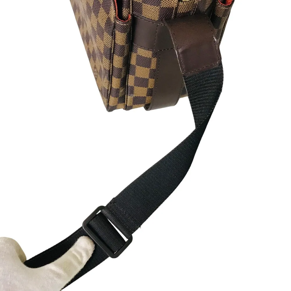 LOUIS VUITTON Shoulder Bag N45255 Damier canvas Brown Cross body Naviglio