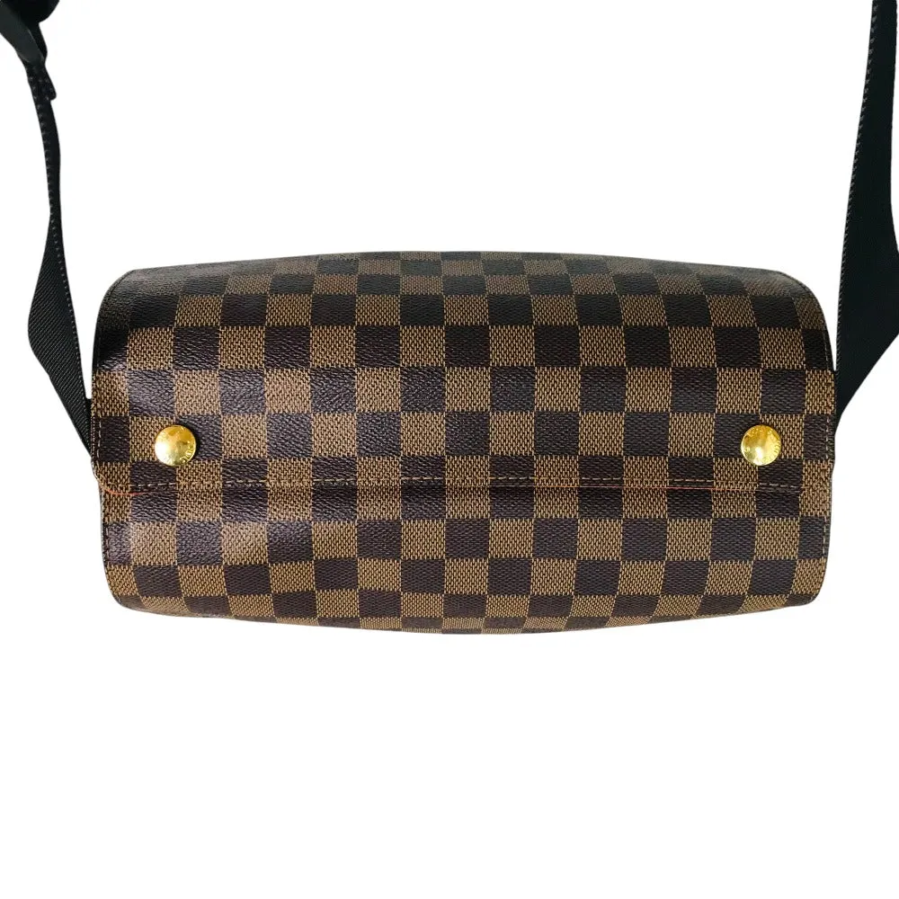 LOUIS VUITTON Shoulder Bag N45255 Damier canvas Brown Cross body Naviglio