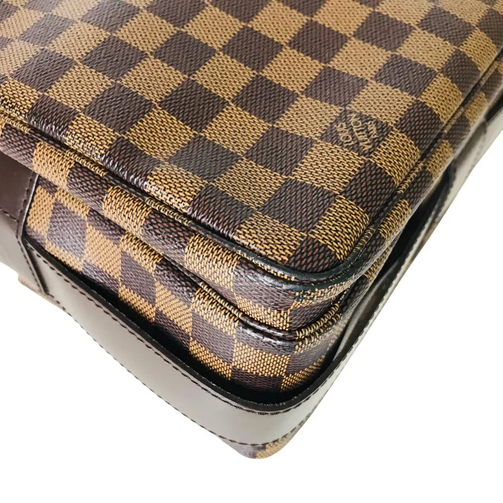 LOUIS VUITTON Shoulder Bag N45255 Damier canvas Brown Cross body Naviglio