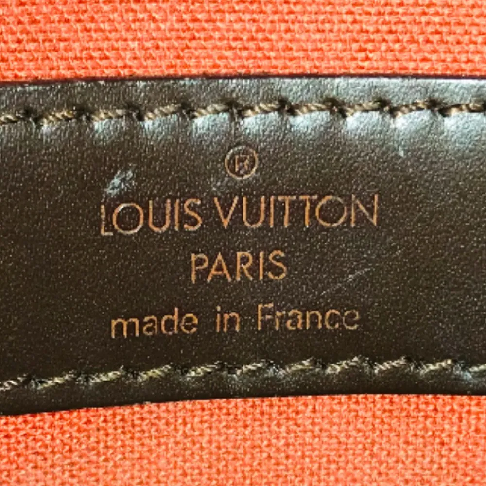 LOUIS VUITTON Shoulder Bag N45255 Damier canvas Brown Cross body Naviglio