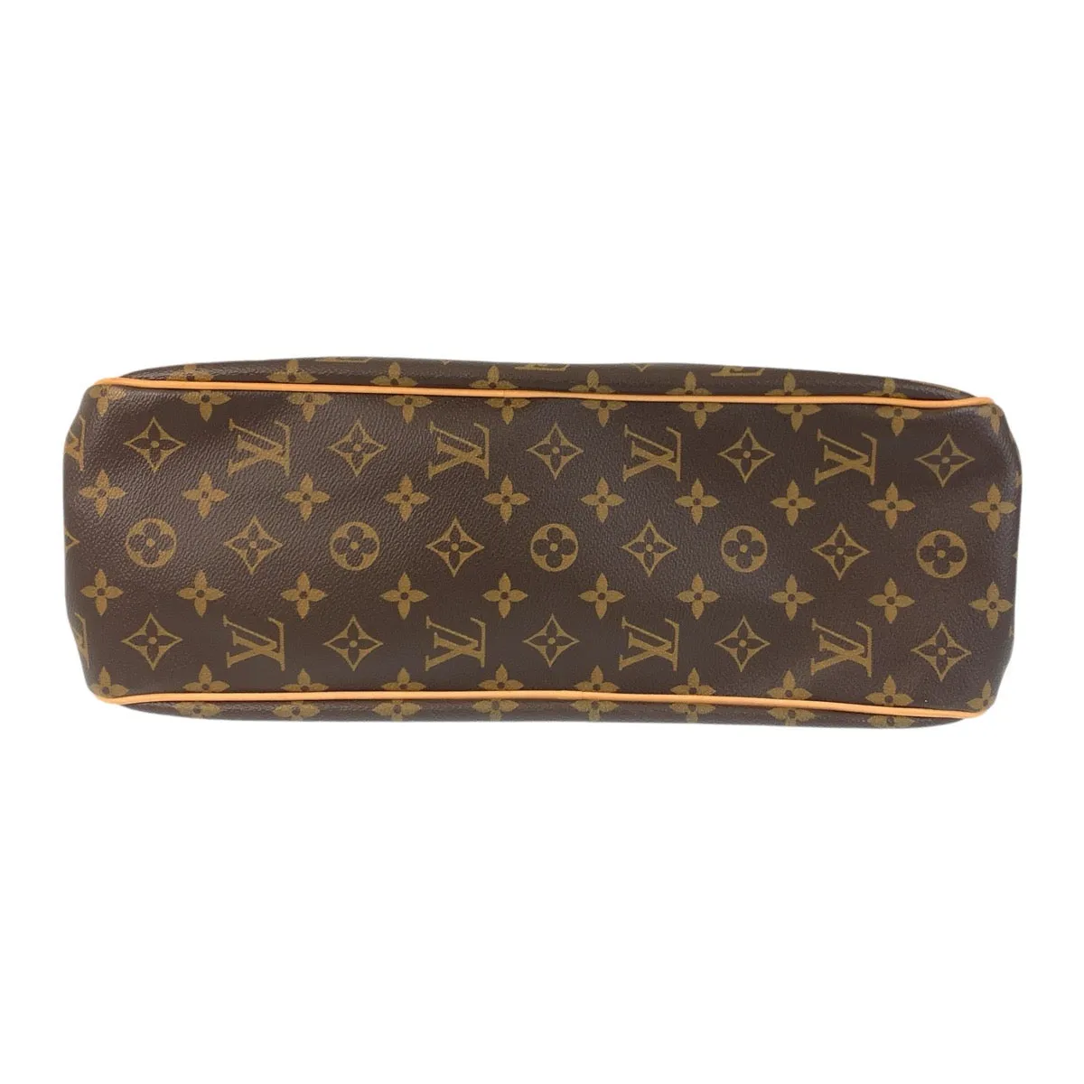 LOUIS VUITTON Tote Bag M51154 PVC Brown Gold Metal Tote Bag Shoulder Bag Monogram Batignolles Horizontal Women Used