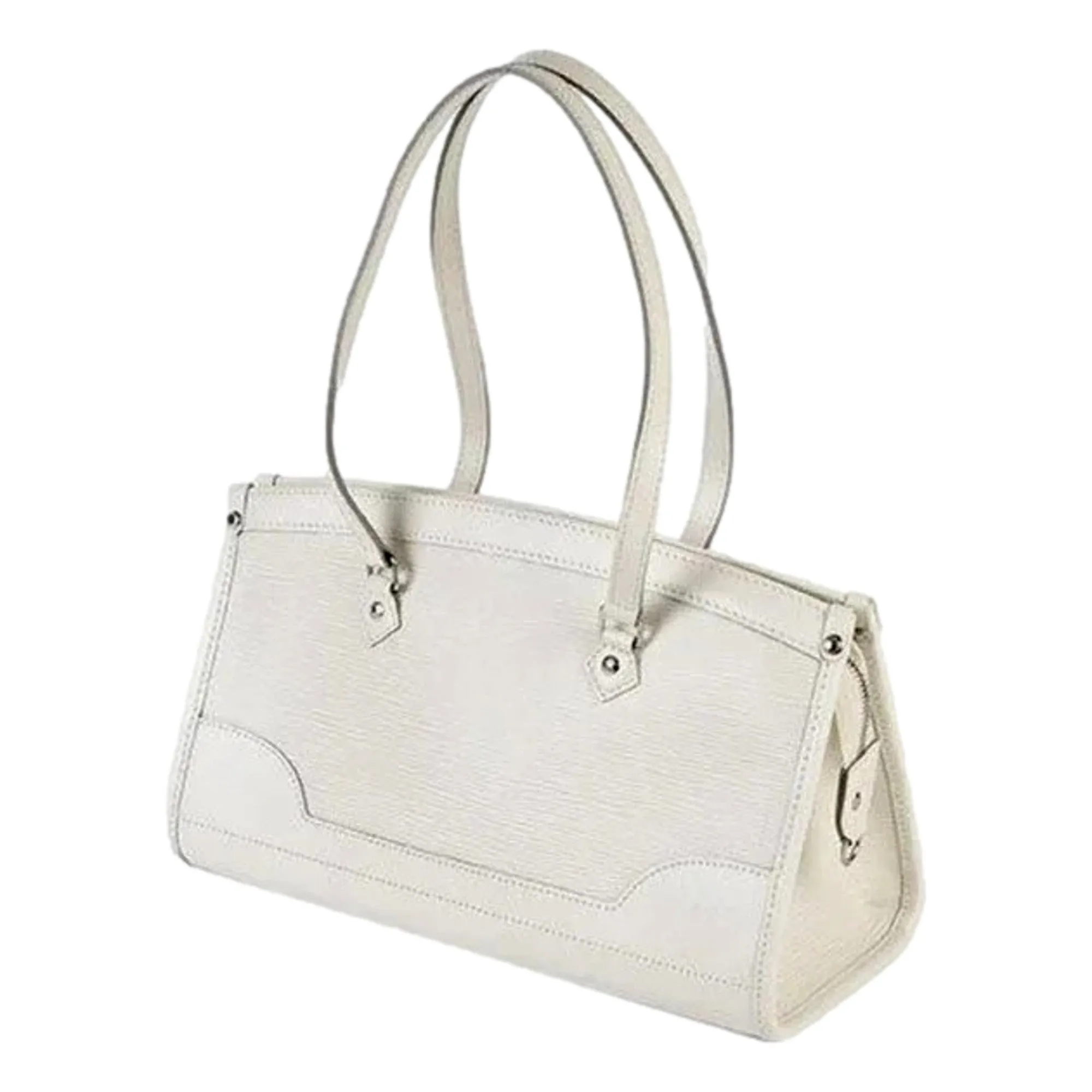 Louis?Vuitton Madeleine PM Epi Shoulder Bag White