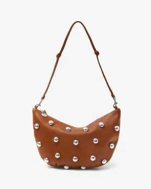 Lune Handbags - Shoulder - Lune Hazelnut W/ Studs