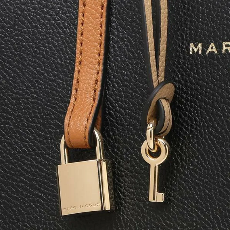 Marc Jacobs Grind Colorblocked Tote M0016131 Smoked Almond Multi
