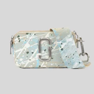 MARC JACOBS The Splatter Snapshot Shoulder Bag Brown Rice Multi H153L01SP22