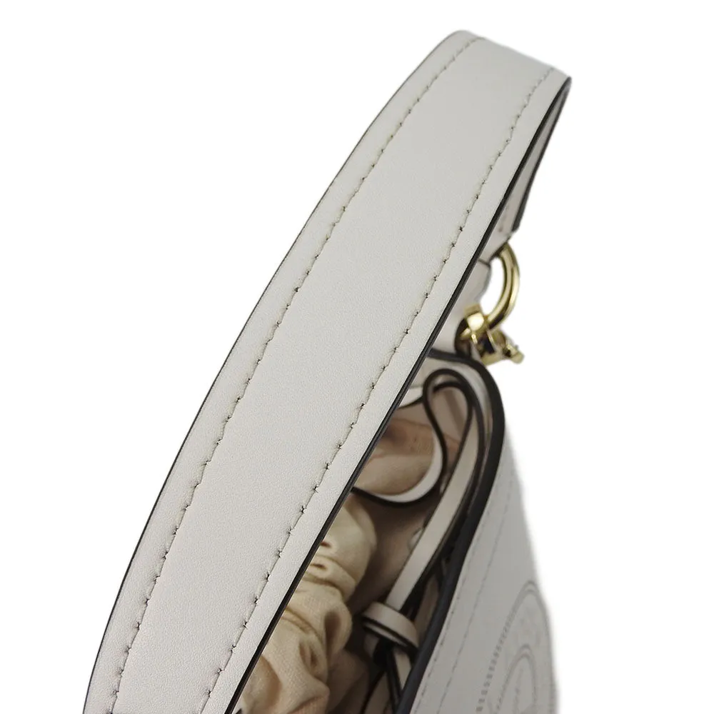 MICHAEL KORS Shoulder Bag 35T1GUWC5I Leather, Canvas white Women Used