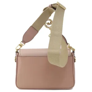 MICHAEL KORS Shoulder Bag leather pink logo Women Used