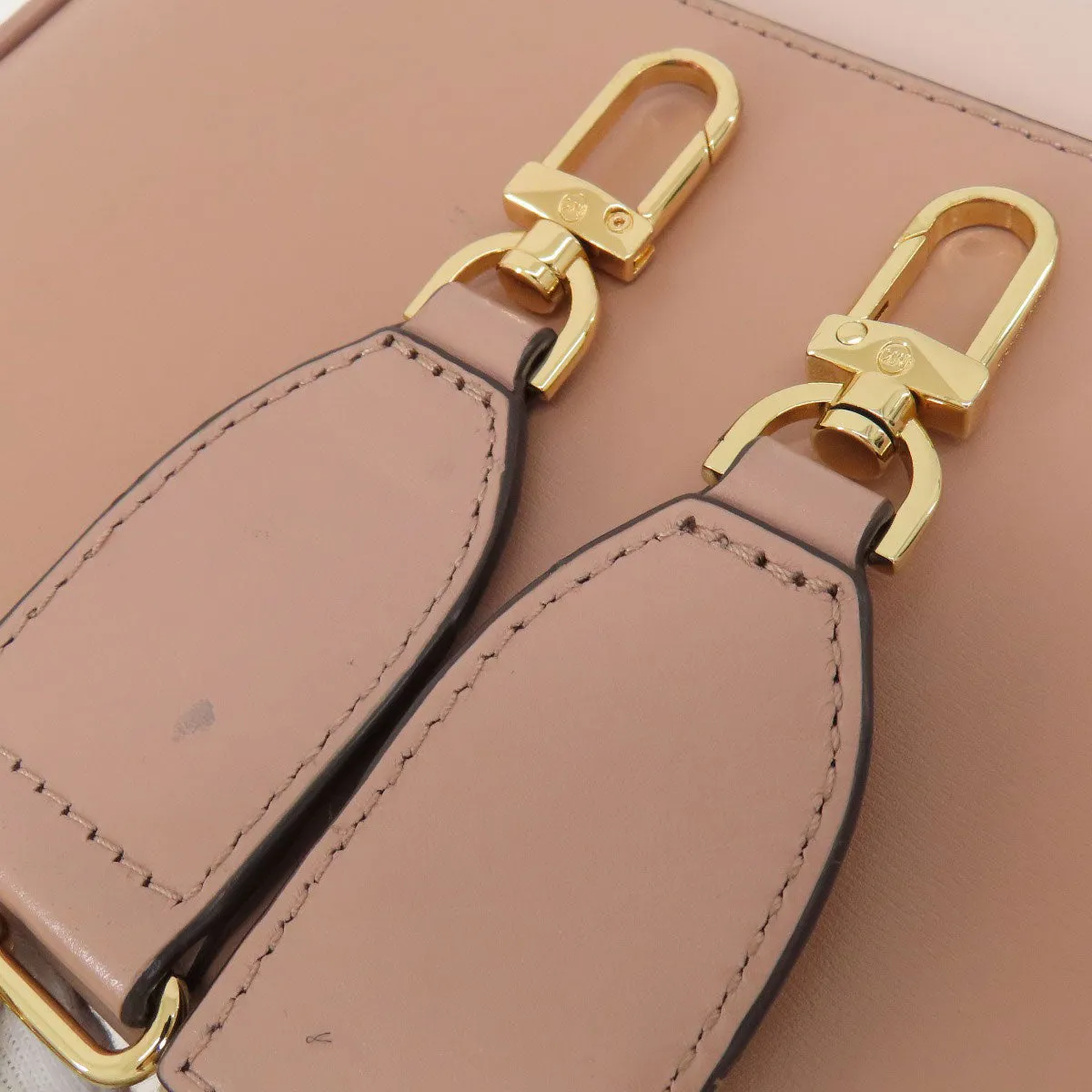 MICHAEL KORS Shoulder Bag leather pink logo Women Used