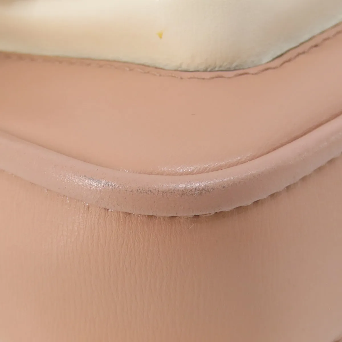 MICHAEL KORS Shoulder Bag leather pink logo Women Used