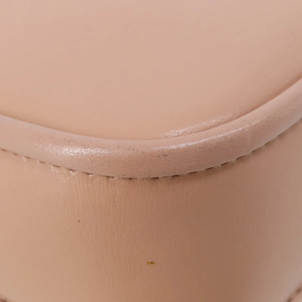 MICHAEL KORS Shoulder Bag leather pink logo Women Used